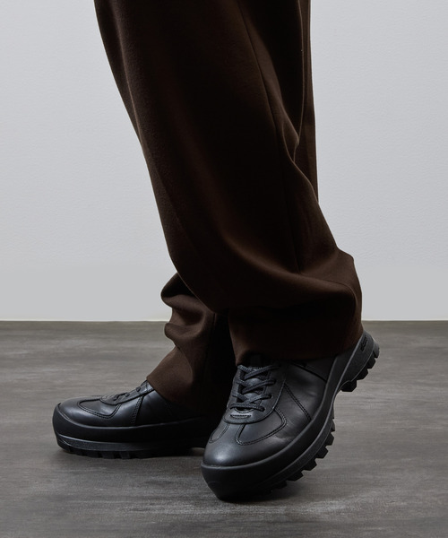 PADRONE（パドローネ）の「PADRONE パドローネ / GERMAN TRAINER BOOTS 884C Vibram ビブラムソールミドルカットジャーマントレーナー / PU8840-1105（スニーカー・メンズ・ブラック系その他/ブラック・40/41/42/43）」の8枚目の写真