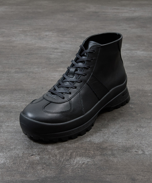 PADRONE（パドローネ）の「PADRONE パドローネ / GERMAN TRAINER BOOTS 884C Vibram ビブラムソールミドルカットジャーマントレーナー / PU8840-1105（スニーカー・メンズ・ブラック系その他/ブラック・40/41/42/43）」の11枚目の写真
