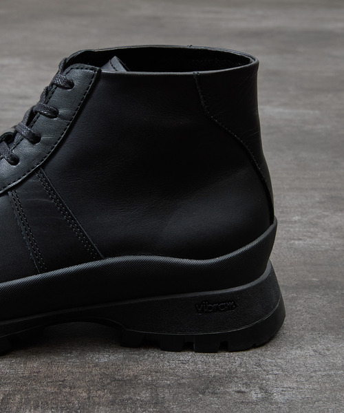 PADRONE（パドローネ）の「PADRONE パドローネ / GERMAN TRAINER BOOTS 884C Vibram ビブラムソールミドルカットジャーマントレーナー / PU8840-1105（スニーカー・メンズ・ブラック系その他/ブラック・40/41/42/43）」の15枚目の写真