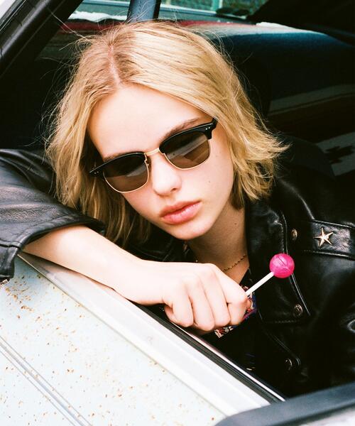 Schott(ショット)の「Schott/ショット/EYEWEAR LUCAS/モデル ルーカス サングラス(サングラス・メンズ・ブラック/ブラウン・F)」の1枚目の写真
