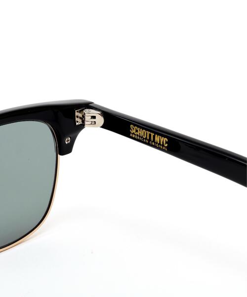 Schott(ショット)の「Schott/ショット/EYEWEAR LUCAS/モデル ルーカス サングラス(サングラス・メンズ・ブラック/ブラウン・F)」の11枚目の写真