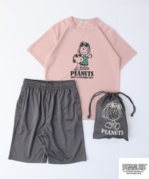PEANUTS（ピーナッツ）の「PEANUTSハニカムメッシュ上下セット（ルームウェア/パジャマ）」