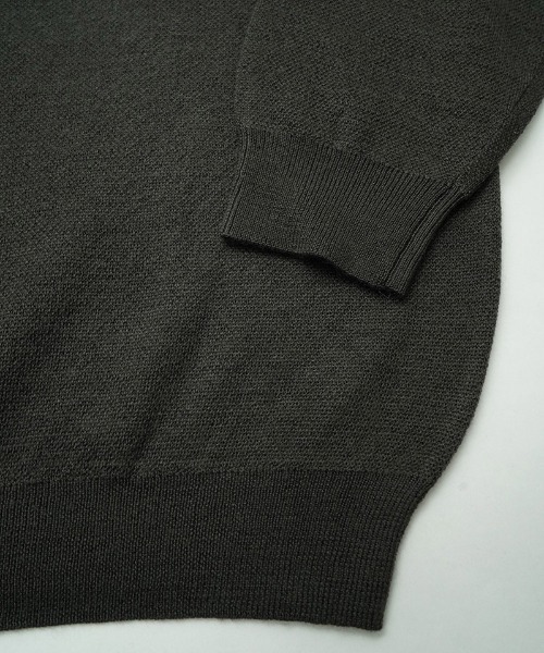 EGO TRIPPING（エゴトリッピング）の「mcg3679-ARROWKNIT ニットカーディガン（カーディガン/ボレロ・メンズ・グレー系その他/チャコールグレー×ブラック/ネイビー系/ブラック系その他・46/48）」の20枚目の写真