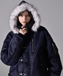 ネイビー ジップアップ ブルゾン エアーブルゾン ジップアップ/リブスリーブ/ネイビー