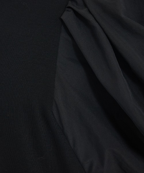tシャツ タフタスリーブプルオーバー/オフィスカジュアル/夏服/パフスリーブ レディース タフタスリーブプルオーバー/オフィスカジュアル/夏服