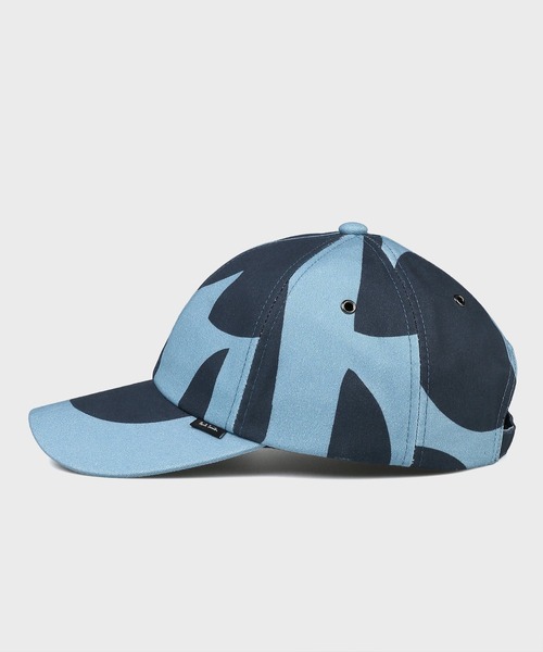 Paul Smith(ポールスミス)の「グラフィックアート キャップ【250315 987DT】(キャップ・メンズ・マルーン/ブルー・FREE)」の2枚目の写真