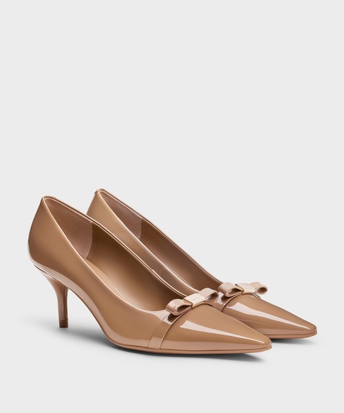 CHARLES & KEITH(チャールズ & キース)の「Dorian ドリアン パテントボウポインテッドトゥスティレットヒールパンプス(パンプス・レディース・レッド/ダークブラウン/ブラック系その他6/ブラウン系その他3・22.5cm/22cm/25.5cm/25cm/24.5cm/23.5cm/23cm)」の13枚目の写真