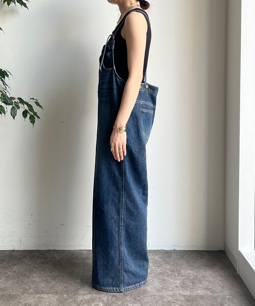 DouDou（ドゥドゥ）の「【WEB限定】 デニムオールインワン（つなぎ/オールインワン・レディース・ネイビー/ブルー・FREE）」の20枚目の写真