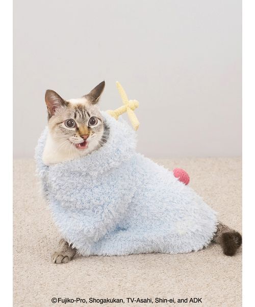 gelato pique(ジェラートピケ)の「【ドラえもん】【CAT&DOG】ジェラートケープ(ペットウェア・レディース・ブルー/イエロー・S/M/L)」の7枚目の写真