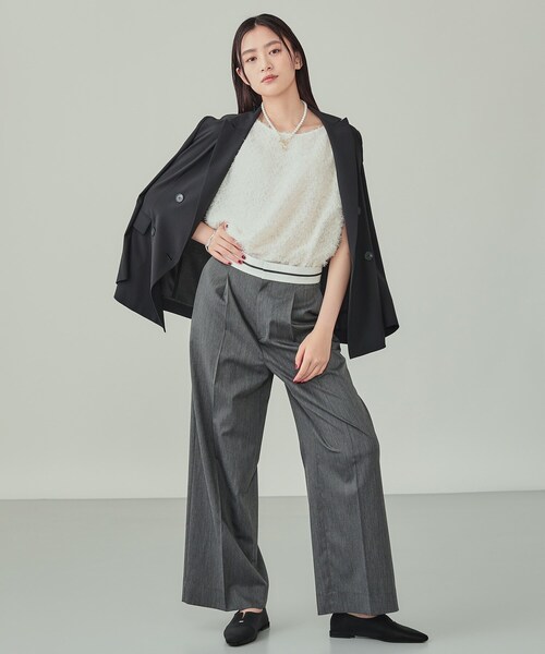 INDIVI（インディヴィ）の「スリットデザイン パンプス（パンプス・レディース・ブラウン系/ブラック・25/45/35）」の9枚目の写真