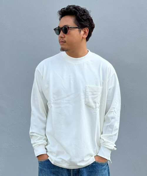 HELLY HANSEN（ヘリーハンセン）の「【HELLY HANSEN】L/S Marine Kanoko Tee（Tシャツ/カットソー・メンズ・ネイビー/オフホワイト・MEDIUM/LARGE/X-LARGE）」の2枚目の写真