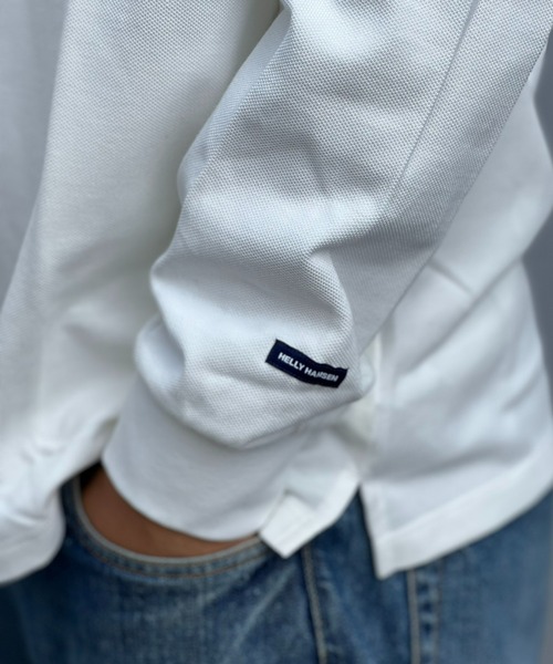 HELLY HANSEN（ヘリーハンセン）の「【HELLY HANSEN】L/S Marine Kanoko Tee（Tシャツ/カットソー・メンズ・ネイビー/オフホワイト・MEDIUM/LARGE/X-LARGE）」の5枚目の写真