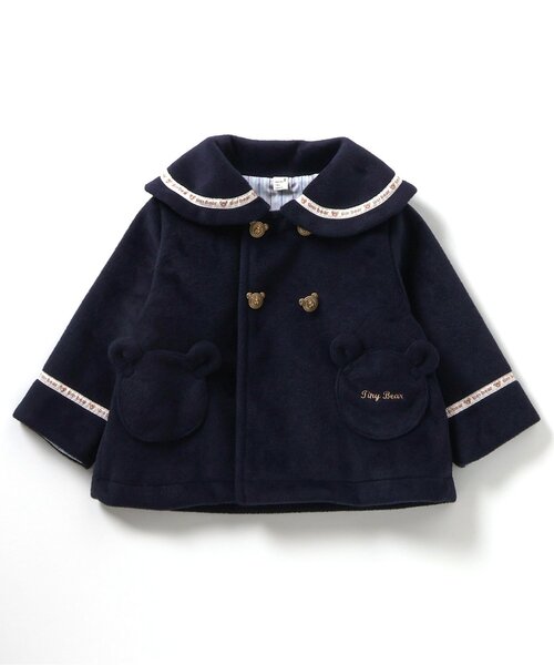 apres les cours（アプレレクール）の「tiny bear セーラーコート