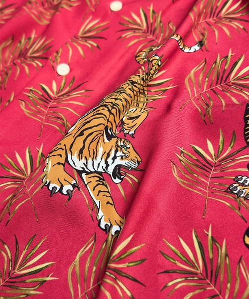 ふふページ Lot No. SS39284 / COTTON × LINEN OPEN SHIRT “SURFBOARDS