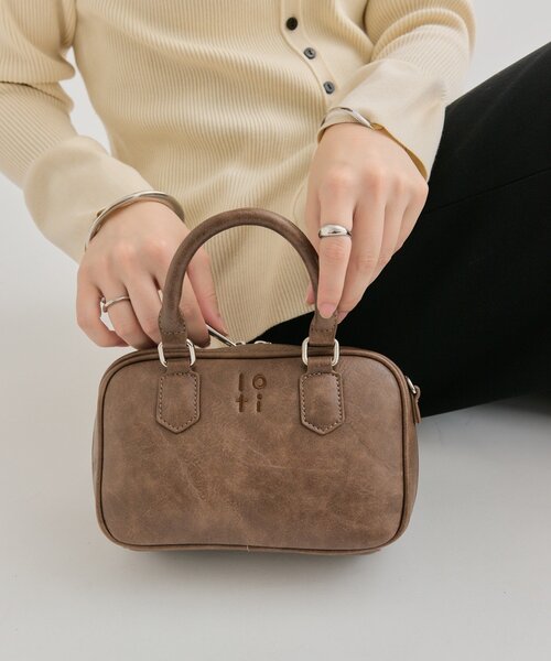 loti ロゴスクエアBAG（ボストンバッグ）｜mline（エムライン）の