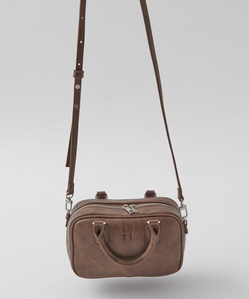 mline(エムライン)の「loti ロゴスクエアBAG(ボストンバッグ・レディース・ブラウン/キャメル/ブラック・ONE SIZE)」の17枚目の写真