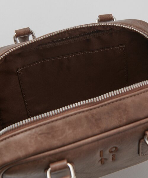 mline(エムライン)の「loti ロゴスクエアBAG(ボストンバッグ・レディース・ブラウン/キャメル/ブラック・ONE SIZE)」の20枚目の写真