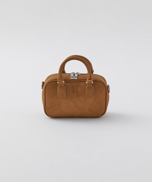 mline(エムライン)の「loti ロゴスクエアBAG(ボストンバッグ・レディース・ブラウン/キャメル/ブラック・ONE SIZE)」の22枚目の写真