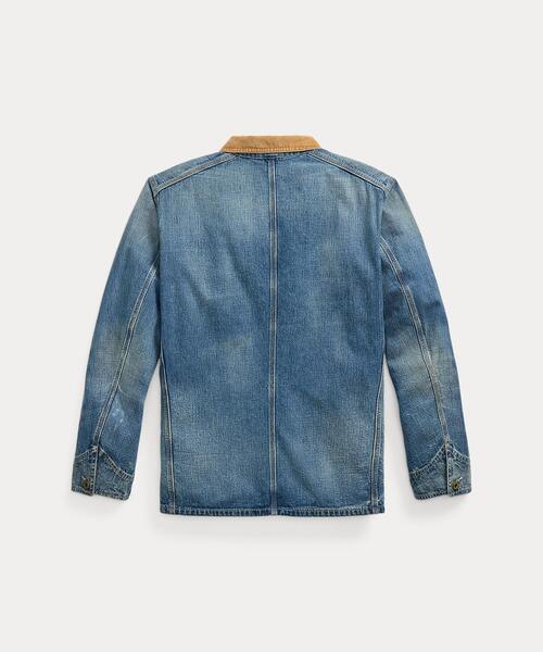 RRL ダブルアールエル　コーデュロイ インディゴ　デニムジャケット RRL (ダブルアールエル) コーデュロイカラー インディゴ デニム
