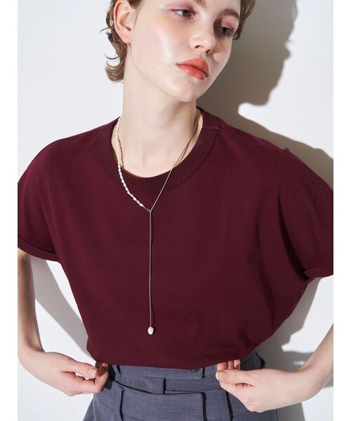 ELENDEEK（エレンディーク）の「2WAYパールスライダーネックレス（ネックレス・レディース・シルバー/ゴールド・FREE）」の2枚目の写真