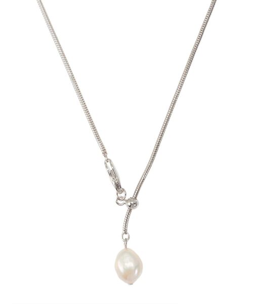 ELENDEEK（エレンディーク）の「2WAYパールスライダーネックレス（ネックレス・レディース・シルバー/ゴールド・FREE）」の14枚目の写真