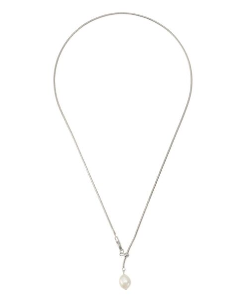 ELENDEEK（エレンディーク）の「2WAYパールスライダーネックレス（ネックレス・レディース・シルバー/ゴールド・FREE）」の8枚目の写真