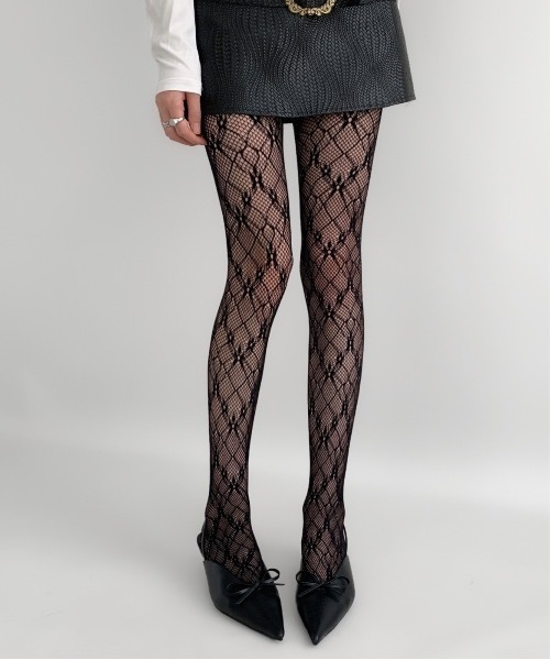 セール】【OKUOKU 0909】 レースタイツ oku-tights-837572873440-5