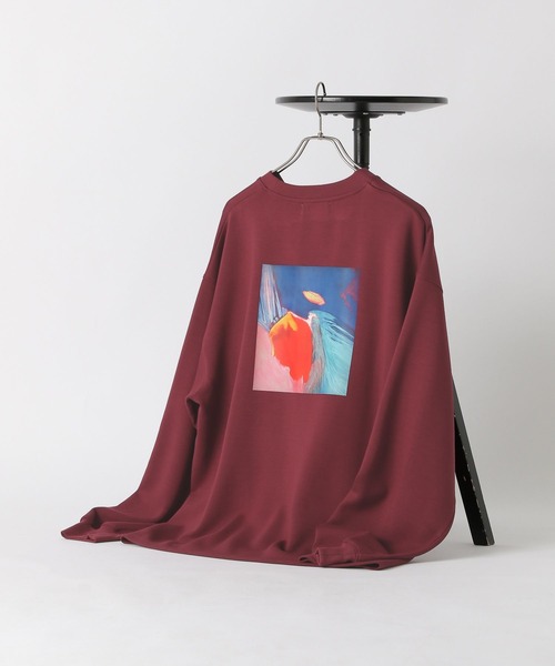 RAGEBLUE(レイジブルー)の「アートプリント/ポンチロンT(Tシャツ/カットソー・メンズ・ブラウン/レッド/ブラック/ホワイト・LARGE/MEDIUM/SMALL)」の4枚目の写真