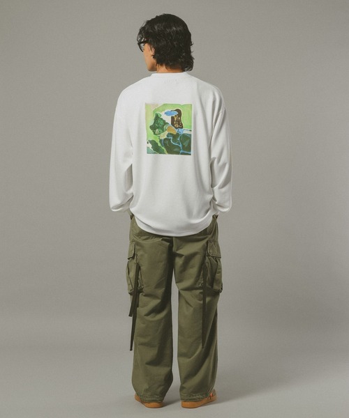 RAGEBLUE(レイジブルー)の「アートプリント/ポンチロンT(Tシャツ/カットソー・メンズ・ブラウン/レッド/ブラック/ホワイト・LARGE/MEDIUM/SMALL)」の16枚目の写真