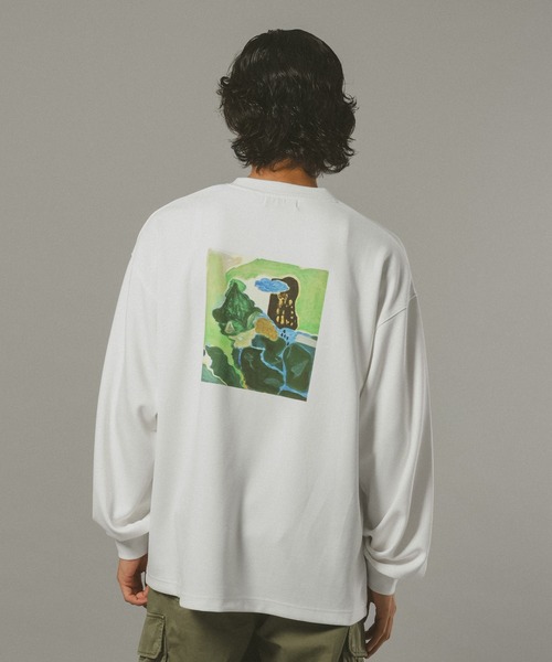 RAGEBLUE(レイジブルー)の「アートプリント/ポンチロンT(Tシャツ/カットソー・メンズ・ブラウン/レッド/ブラック/ホワイト・LARGE/MEDIUM/SMALL)」の19枚目の写真
