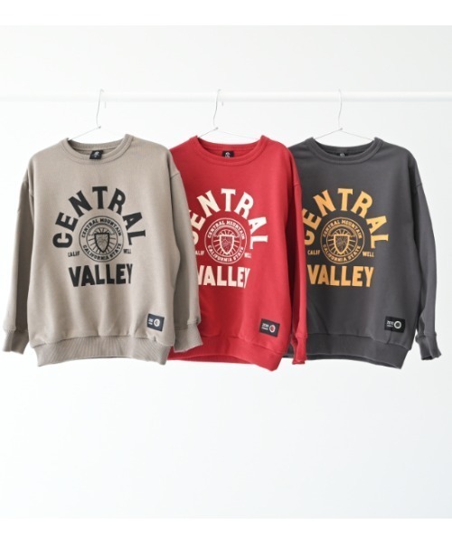 ZERO standerd(ゼロスタンダード)の「zero standard/ゼロスタンダード CENTRAL トレーナー(スウェット・キッズ・レッド/ベージュ/チャコールグレー・140cm/130cm/120cm/110cm/160cm/150cm/100cm)」の11枚目の写真