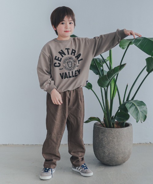 ZERO standerd(ゼロスタンダード)の「zero standard/ゼロスタンダード CENTRAL トレーナー(スウェット・キッズ・レッド/ベージュ/チャコールグレー・140cm/130cm/120cm/110cm/160cm/150cm/100cm)」の5枚目の写真