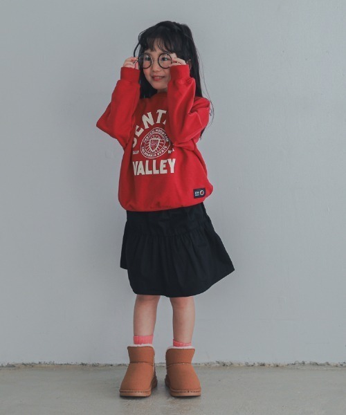 ZERO standerd(ゼロスタンダード)の「zero standard/ゼロスタンダード CENTRAL トレーナー(スウェット・キッズ・レッド/ベージュ/チャコールグレー・140cm/130cm/120cm/110cm/160cm/150cm/100cm)」の7枚目の写真