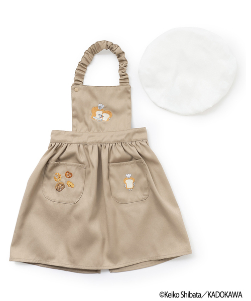 【新品】パンどろぼう　エプロン　2種セット petit main エプロン 「パンどろぼう」エプロンセット