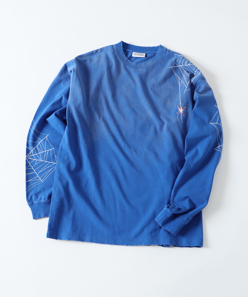 JOURNAL STANDARD(ジャーナルスタンダード)の「YOUTHLESS / ユースレス プリント ロンT(Tシャツ/カットソー・メンズ・ホワイト/カーキ/ブラック/ブラック系その他/ブルー系その他・LARGE/MEDIUM)」の5枚目の写真