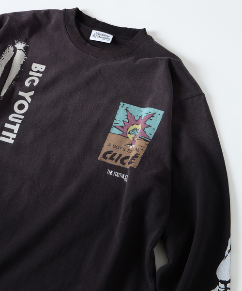 JOURNAL STANDARD(ジャーナルスタンダード)の「YOUTHLESS / ユースレス プリント ロンT(Tシャツ/カットソー・メンズ・ホワイト/カーキ/ブラック/ブラック系その他/ブルー系その他・LARGE/MEDIUM)」の22枚目の写真