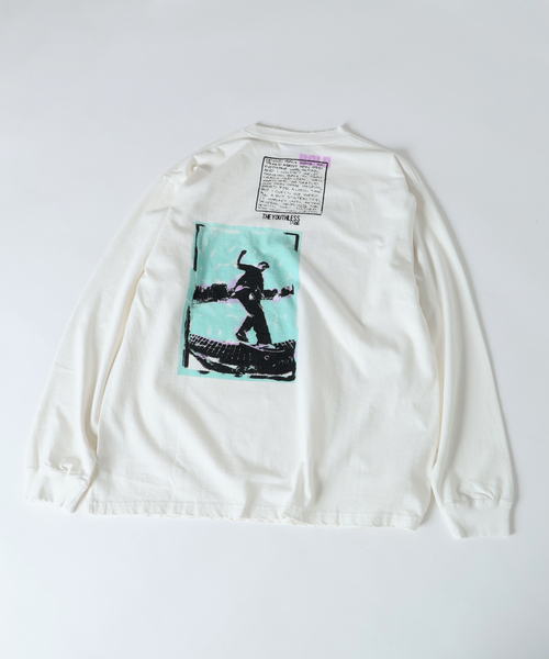 ジャーナルスタンダードレサージュDUB プリント 長袖Tシャツ コットン100% 87 Tシャツ | ジャーナルスタンダード レサージュ(journal