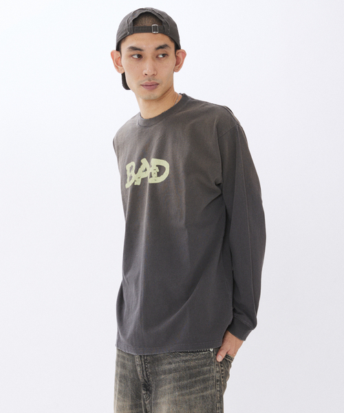 JOURNAL STANDARD(ジャーナルスタンダード)の「YOUTHLESS / ユースレス プリント ロンT(Tシャツ/カットソー・メンズ・ホワイト/カーキ/ブラック/ブラック系その他/ブルー系その他・LARGE/MEDIUM)」の18枚目の写真