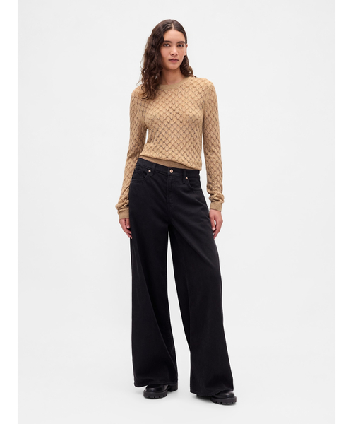 GAP（ギャップ）の「ポインテール セーター（ニット/セーター・レディース・ワイン/オフホワイト/ブラック/キャメル・S/XXS/XL/L/M/XS）」の10枚目の写真