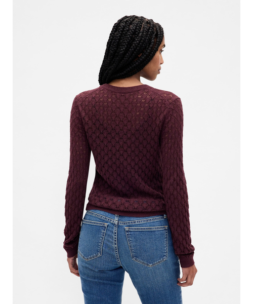 GAP（ギャップ）の「ポインテール セーター（ニット/セーター・レディース・ワイン/オフホワイト/ブラック/キャメル・S/XXS/XL/L/M/XS）」の13枚目の写真