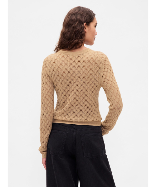 GAP（ギャップ）の「ポインテール セーター（ニット/セーター・レディース・ワイン/オフホワイト/ブラック/キャメル・S/XXS/XL/L/M/XS）」の15枚目の写真