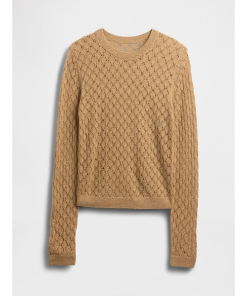 GAP（ギャップ）の「ポインテール セーター（ニット/セーター・レディース・ワイン/オフホワイト/ブラック/キャメル・S/XXS/XL/L/M/XS）」の7枚目の写真
