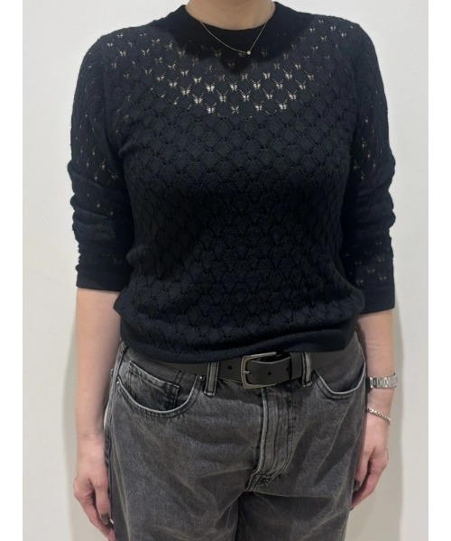 GAP（ギャップ）の「ポインテール セーター（ニット/セーター・レディース・ワイン/オフホワイト/ブラック/キャメル・S/XXS/XL/L/M/XS）」の19枚目の写真