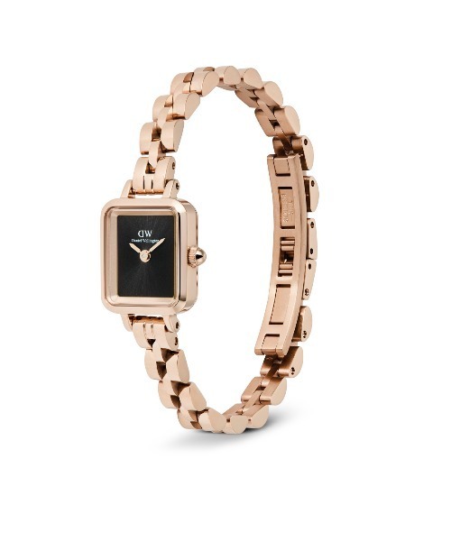 Daniel Wellington（ダニエルウェリントン）の「Quadro Mini 15.4x18.2MM Arch 3-Link レーディス腕時計 ローズゴールド（アナログ腕時計・レディース・ピンクゴールド/ゴールド系その他/ゴールド系その他2・ONESIZE）」の6枚目の写真
