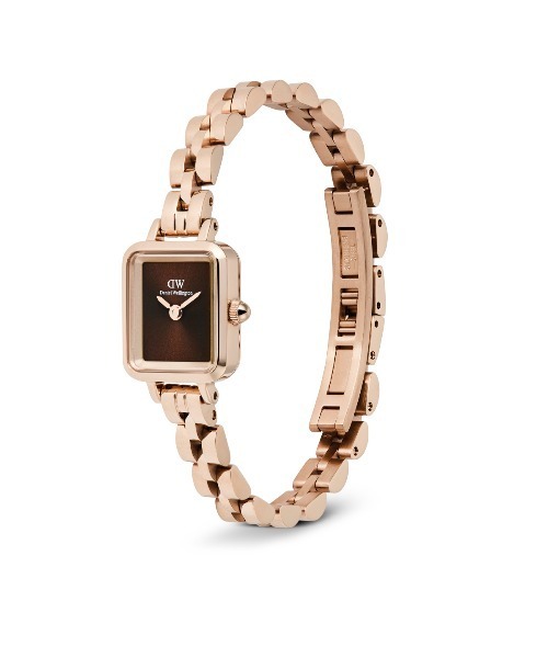 Daniel Wellington（ダニエルウェリントン）の「Quadro Mini 15.4x18.2MM Arch 3-Link レーディス腕時計 ローズゴールド（アナログ腕時計・レディース・ピンクゴールド/ゴールド系その他/ゴールド系その他2・ONESIZE）」の8枚目の写真