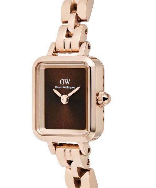 Daniel Wellington（ダニエルウェリントン）の「Quadro Mini 15.4x18.2MM Arch 3-Link レーディス腕時計 ローズゴールド（アナログ腕時計・レディース・ピンクゴールド/ゴールド系その他/ゴールド系その他2・ONESIZE）」の9枚目の写真