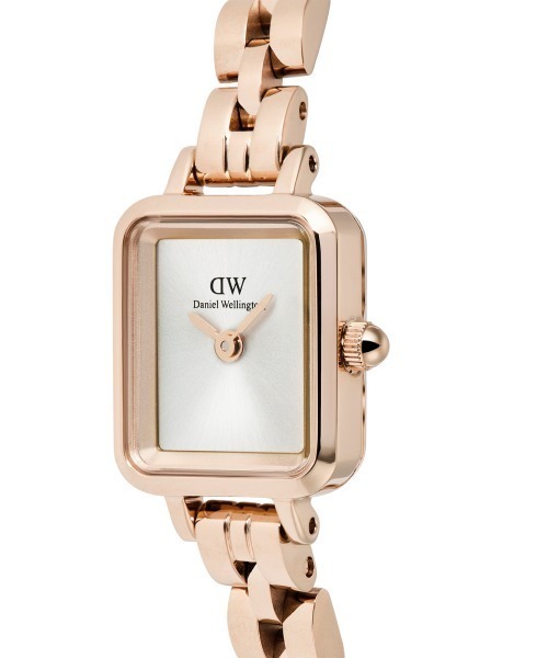 Daniel Wellington（ダニエルウェリントン）の「Quadro Mini 15.4x18.2MM Arch 3-Link レーディス腕時計 ローズゴールド（アナログ腕時計・レディース・ピンクゴールド/ゴールド系その他/ゴールド系その他2・ONESIZE）」の5枚目の写真
