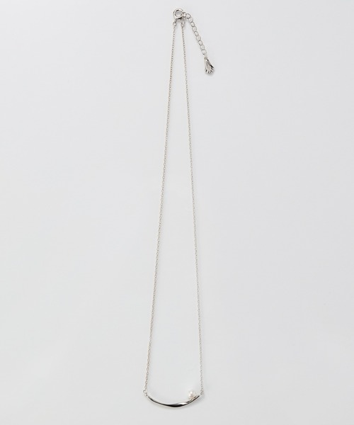 Phoebe(フィービィー)の「【金属アレルギー対応】スライヴパールネックレス/全長:43~46cm/ニッケルフリー(ネックレス・レディース・イエローゴールド/シルバー・FREE)」の13枚目の写真