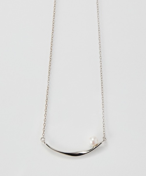 Phoebe(フィービィー)の「【金属アレルギー対応】スライヴパールネックレス/全長:43~46cm/ニッケルフリー(ネックレス・レディース・イエローゴールド/シルバー・FREE)」の17枚目の写真