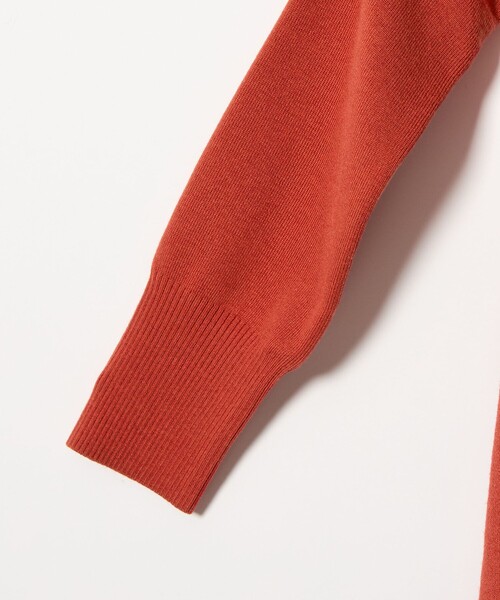 EMMEL REFINES（エメルリファインズ）の「＜EMMEL REFINES＞EM ギャザーパフスリーブ タートルニット ワンピース（ワンピース・レディース・オレンジ系その他/ダークグレー・FREE）」の17枚目の写真